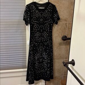 Cynthia Rowley crystal embellished mesh dress. Semi sheer. Size 10. Like new.
